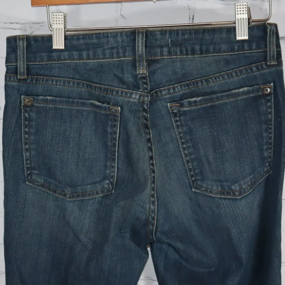 Vince Mallorca (Dark Wash) Crop Skinny Ankle Jeans Women's Size 29 - Picture 4 of 7